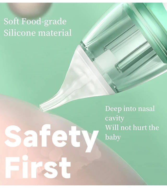 LckyBreathe™ — Smart Electric Baby Nasal Aspirator | Gentle & Safe Mucus Remover