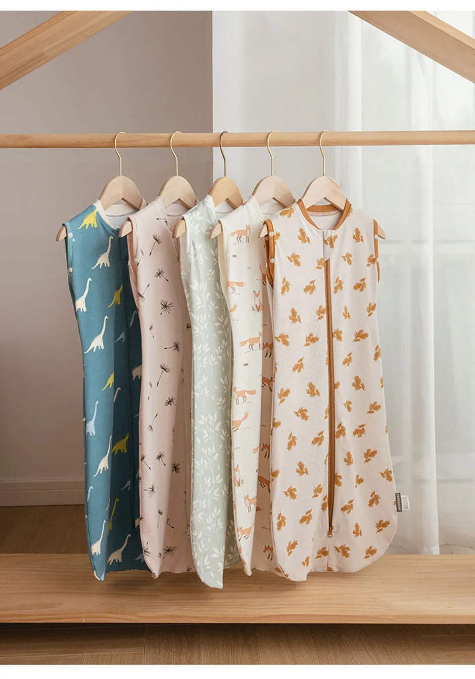 LckyNest™ — Baby Cotton Sleep Sack & Swaddle Bag (0-6 M)