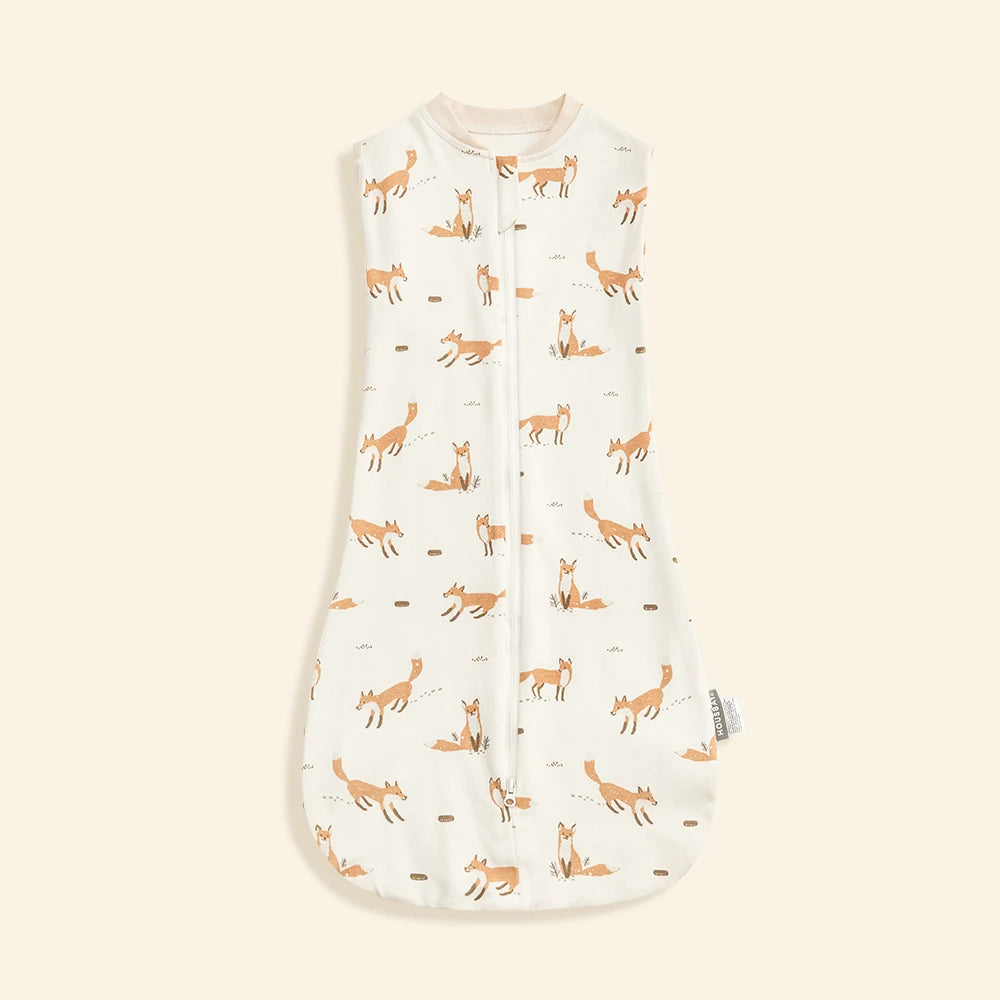LckyNest™ — Baby Cotton Sleep Sack & Swaddle Bag (0-6 M)
