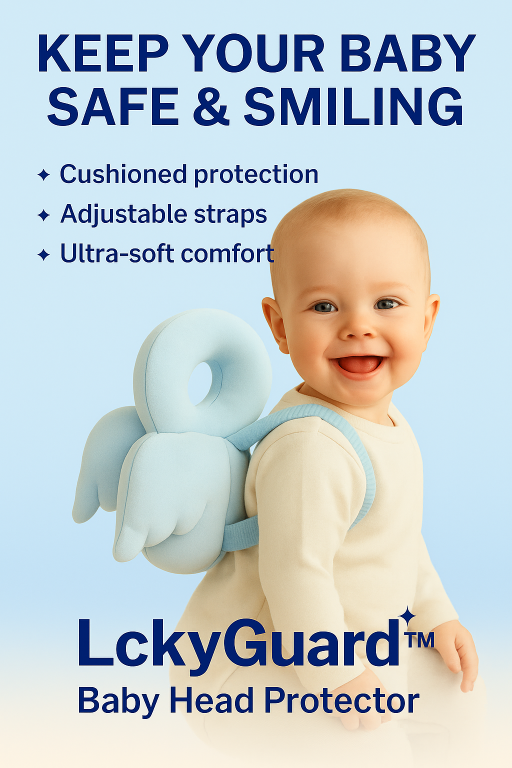 LckyGuard™ – Baby Head Protector by LckyBaby™