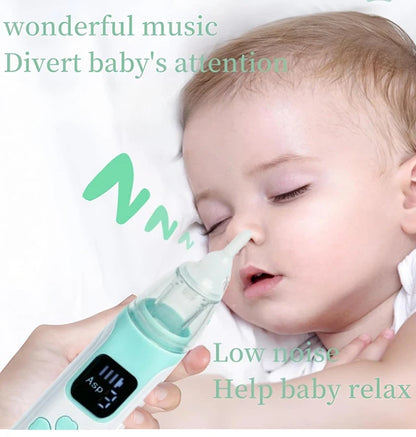 LckyBreathe™ — Smart Electric Baby Nasal Aspirator | Gentle & Safe Mucus Remover