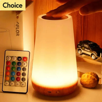 LckyGlow™ — 13-Color LED Night Light with Touch & Remote Control