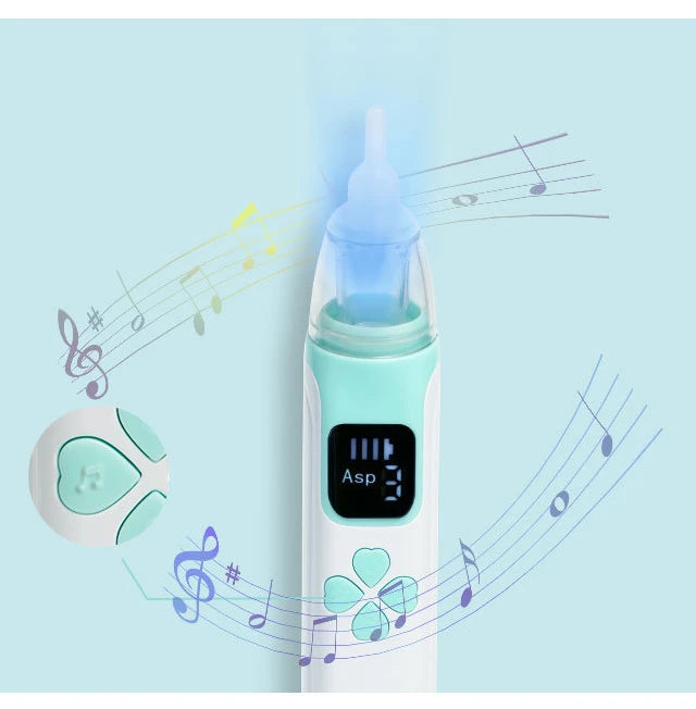 LckyBreathe™ — Smart Electric Baby Nasal Aspirator | Gentle & Safe Mucus Remover