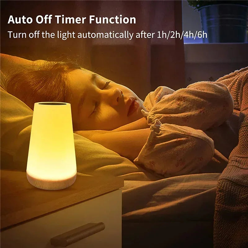 LckyGlow™ — 13-Color LED Night Light with Touch & Remote Control