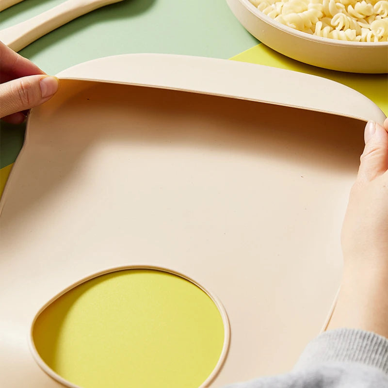 LckyBaby™ Waterproof Silicone Baby Bib – Adjustable, Soft & Easy-to-Clean