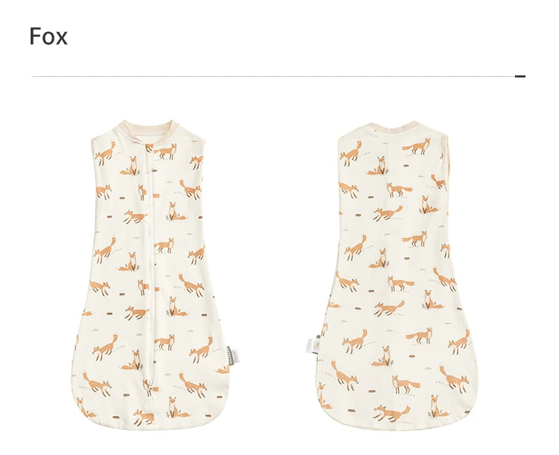 LckyNest™ — Baby Cotton Sleep Sack & Swaddle Bag (0-6 M)