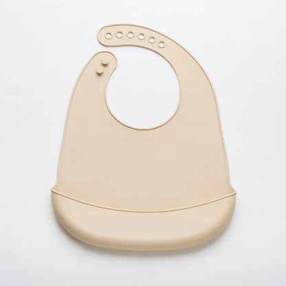 LckyBaby™ Waterproof Silicone Baby Bib – Adjustable, Soft & Easy-to-Clean