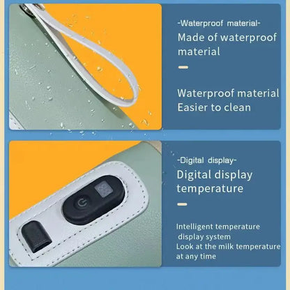 LckyWarm™ – Portable Baby Bottle Warmer with LCD Display
