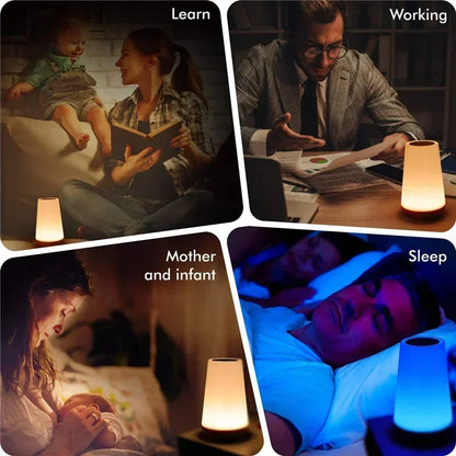 LckyGlow™ — 13-Color LED Night Light with Touch & Remote Control