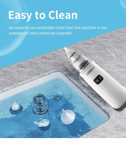 LckyBreathe™ — Smart Electric Baby Nasal Aspirator | Gentle & Safe Mucus Remover