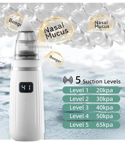 LckyBreathe™ — Smart Electric Baby Nasal Aspirator | Gentle & Safe Mucus Remover