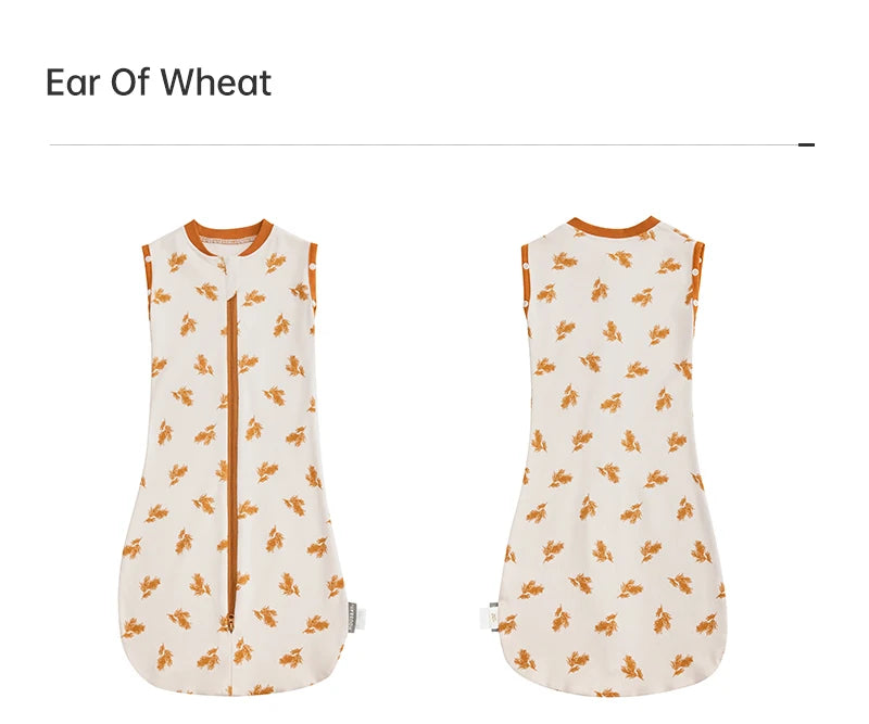 LckyNest™ — Baby Cotton Sleep Sack & Swaddle Bag (0-6 M)